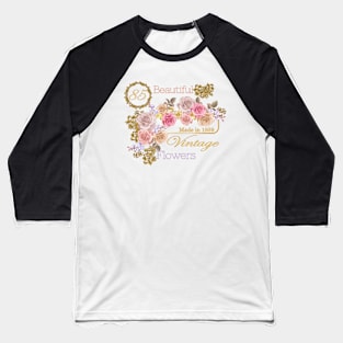 Vintage Roses- A Special 85th Birthday Gift for Her Baseball T-Shirt